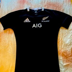 Adidas All Blacks AIG Rugby Jersey MEDIUM